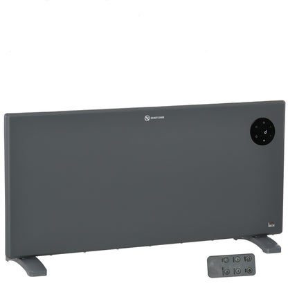 HOMCOM 2000W Electric Convector Heater in Grey
