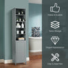 7-Tier Tall Freestanding Cabinet-Grey
