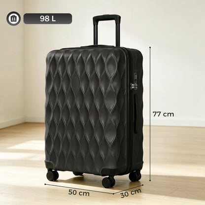 HOMCOM 28Inch Suitcase in Black