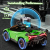 4WD Kids Ride On Sports Car Lamborghini with Taillights-Green