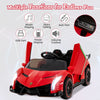 4WD Kids Ride On Sports Car Lamborghini with Taillights-Red