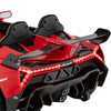 4WD Kids Ride On Sports Car Lamborghini with Taillights-Red