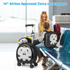 4-Piece Kid’s Luggage Set Kids Journey Suitcase Set-Black