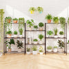 3/4/5/6-Tier Wire Shelving Unit Adjustable Metal Storage Shelves with V-shaped Shelving Rack-4-Tier-M