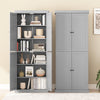 4 Door Freestanding Kitchen Pantry Buffet Cabinet-Grey