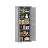 4 Door Freestanding Kitchen Pantry Buffet Cabinet-Grey