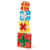 4 Ft Lighted Stackable Gift Boxes with LED Lights and Bows