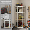 4-Tier Corner Shelving Unit 720KG Heavy Duty for Warehouse Pantry Shed and Kitchen-Silver