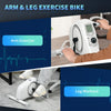 SPORTNOW Pedal Exerciser with Eight Level Magnetic Resistance, with Eight-Level Magnetic Resistance, White