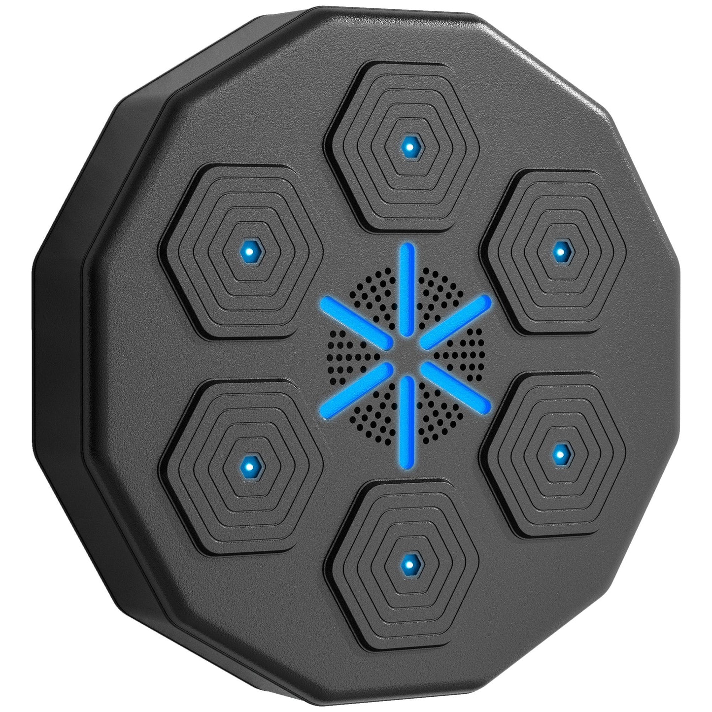SPORTNOW Music Boxing Machine with Bluetooth Connection and LED Light Smart, Wall Mounted for Punching Beat Boxing Training