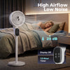 HOMCOM 20 dB Silent Standing Fan for Bedroom, 39