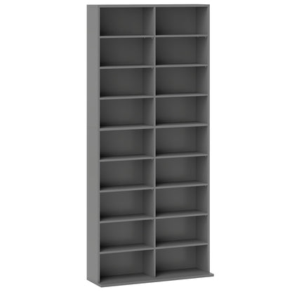 HOMCOM 640 CD Storage Tower - Grey