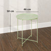 Outsunny Steel Removable Tray Top Garden Table - Green