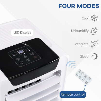 HOMCOM 10000 BTU Air Conditioning Unit in White
