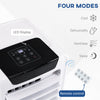 HOMCOM 10000 BTU Air Conditioning Unit, 3-in-1 Portable Air Conditioner, Dehumidifier, Cooling Fan with Remote Control, LED Display, 2 Speeds, 24H Timer, Window Venting Kit, 30mÂ²