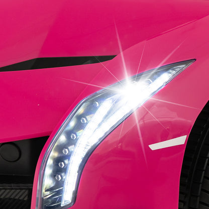 4WD Kids Ride On Sports Car Lamborghini with Taillights in Pink