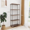 5-Tier Multipurpose Display Rack with Metal Frame 2 Pack