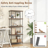 5-Tier Multipurpose Display Rack with Metal Frame 2 Pack
