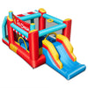 5-in-1 Ice Cream Inflatable Bounce House with Basketball Hoop and Ball Pit