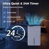 Portable 50L/Day Dehumidifier with App and Wifi for Home Damp-White