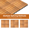 54 PCS Interlocking Patio Deck Tile for Outdoor and Indoor Patio Garden Balcony