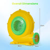 550W Bounce House Air Blower with Handle