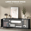 HOMCOM TV Stand Cabinet, Marble Effect TV Unit for up to 55