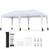 590 x 300 CM Outdoor Pop up Canopy Tent with Wheeled Bag-White