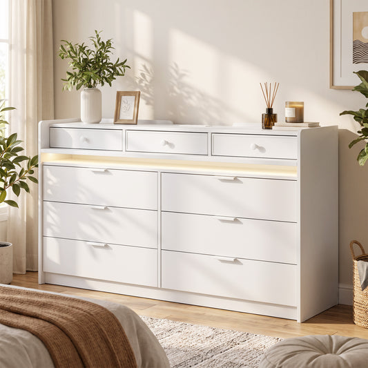 HOMCOM Chest of Drawers in White