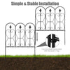 Garden Fencing Panels for Decoration with Arched and Inter-lockable Design