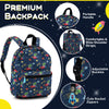 5 Piece Kids Luggage Set Carry-on Children Rolling Suitcase Set with Backpack-Dark Blue