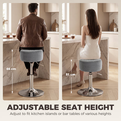 HOMCOM Bar Stool in Grey