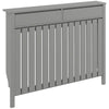 HOMCOM 93 x 119cm Modern Radiator Cover - Grey