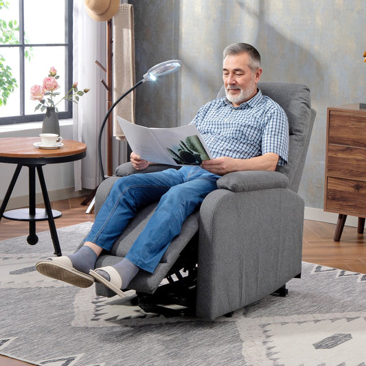 HOMCOM Electric Rise/Recline Armchair in Grey