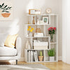 6-Cube Open-back Geometric Bookshelf with Anti-tip Kits-White