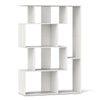6-Cube Open-back Geometric Bookshelf with Anti-tip Kits-White