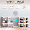 6 Tier Shoe Storage Cabinet with Removable Shelves