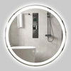60 CM Round Wall Mounted LED Lighted Mirror with Adjustable Brightness