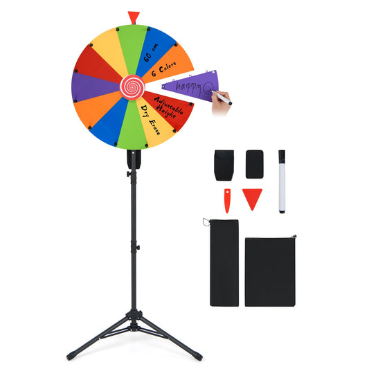 60 CM Portable and Height Adjustable Spinning Wheel with its accessories and carry bags