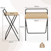 60CM Folding Computer Desk with Tablet Bracket-Natural