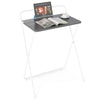 60CM Folding Computer Desk with Tablet Bracket-Grey
