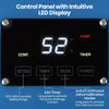 60L/Day Commercial Dehumidifier with Pump Portable Industrial Dehumidifier-Blue