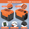 60L/Day Commercial Dehumidifier with Pump Portable Industrial Dehumidifier-Orange
