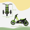 AIYAPLAY Kids Tricycle Baby Trike, Kids Trike with Pedal, 3 Wheel Toddler Balance Bike for Indoor Outdoor Use, Green