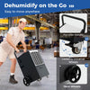 66 L/Day Commercial Dehumidifier with Pump and Drain Hose for Basement Warehouse Job Site-White