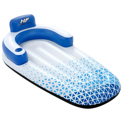 Bestway Floating Lounger | Blue and white | Vinyl | 183 x 97 x 53.5 cm 2