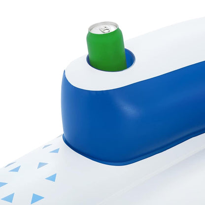 Bestway Floating Lounger | Blue and white | Vinyl | 183 x 97 x 53.5 cm 5