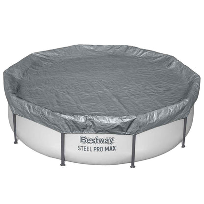 Bestway Pool Cover Ø3.05 m Round Polyester Grey 2