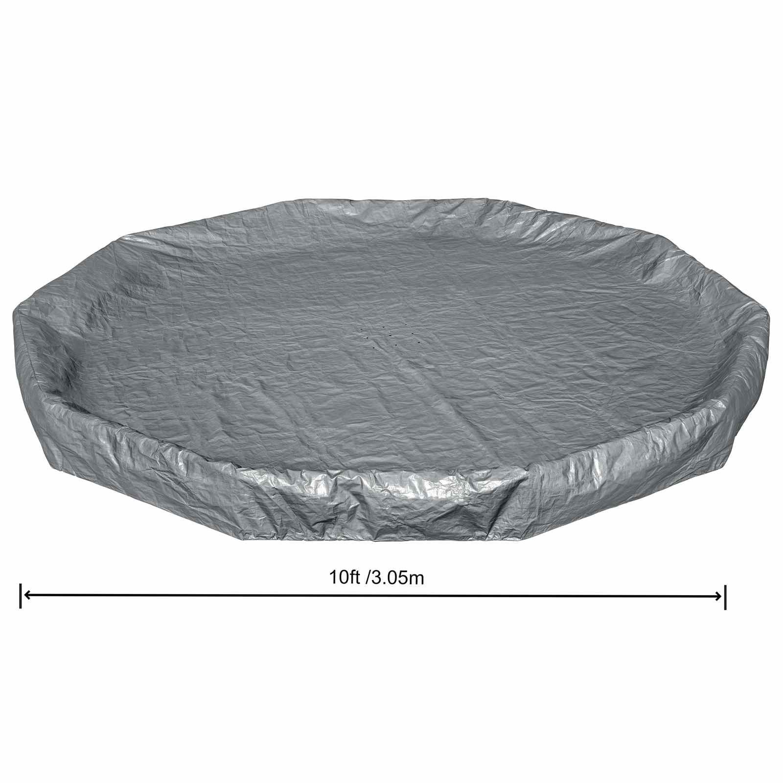Bestway Pool Cover Ø3.05 m Round Polyester Grey 6