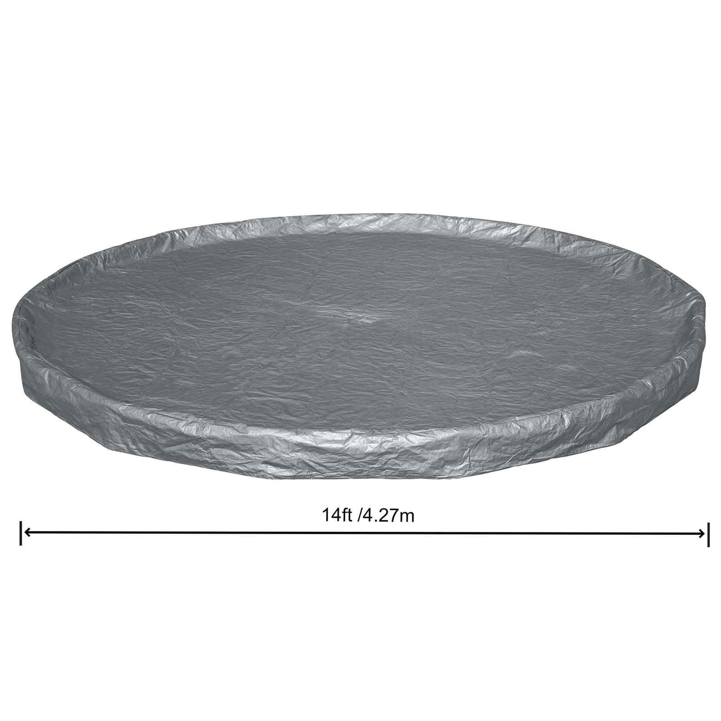 Bestway Pool Cover Ø4.27 m Round Polyester Grey 6